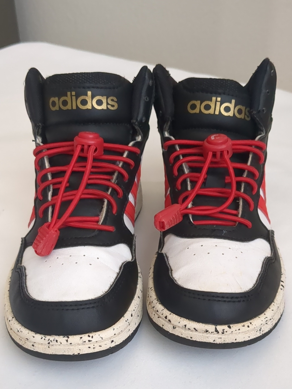 Adidas Hoops 3.0 Basketball Kids Shoes Sz 1